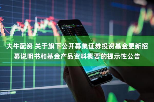 大牛配资 关于旗下公开募集证券投资基金更新招募说明书和基金产品资料概要的提示性公告