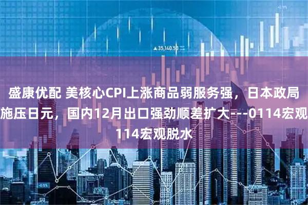盛康优配 美核心CPI上涨商品弱服务强，日本政局变动施压日元，国内12月出口强劲顺差扩大---0114宏观脱水