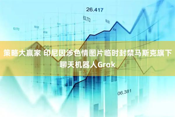 策略大赢家 印尼因涉色情图片临时封禁马斯克旗下聊天机器人Grok